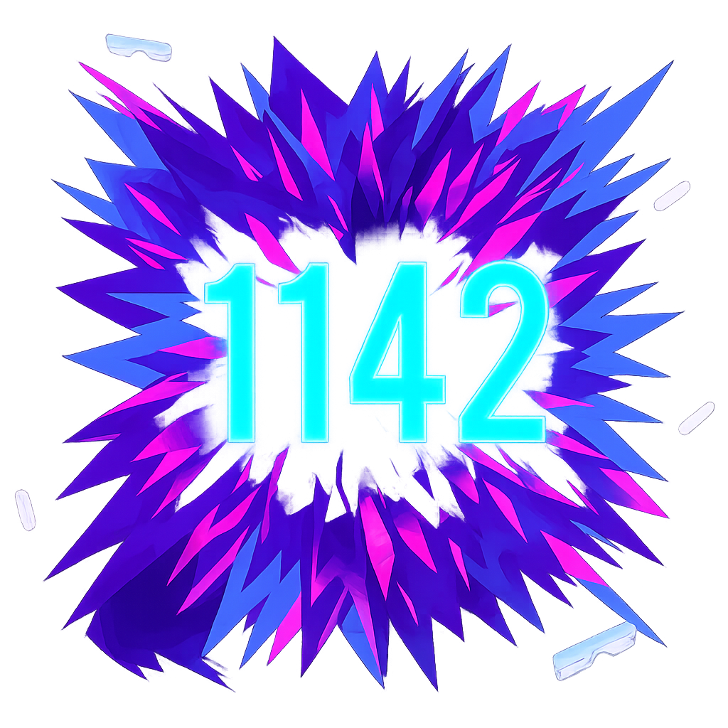 1142 Burst — Cyan